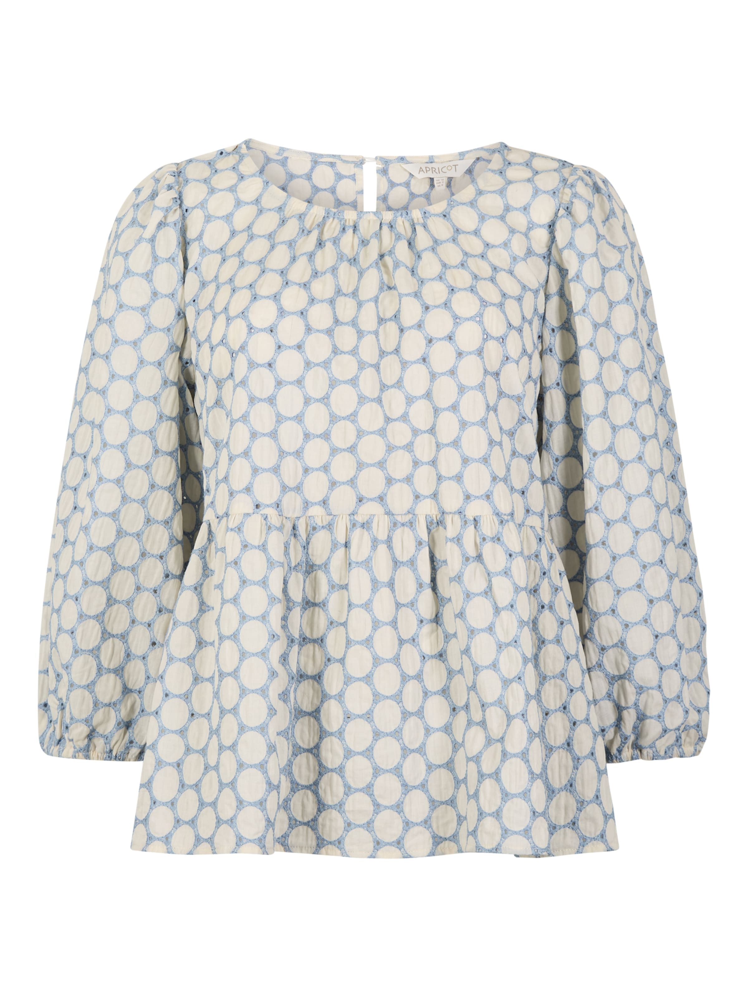 Apricot Blouse in Blauw: voorkant