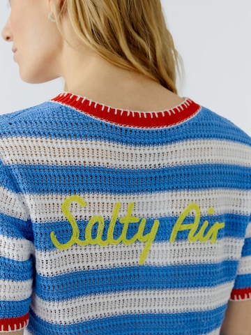 OUI Strickjacke in Blau
