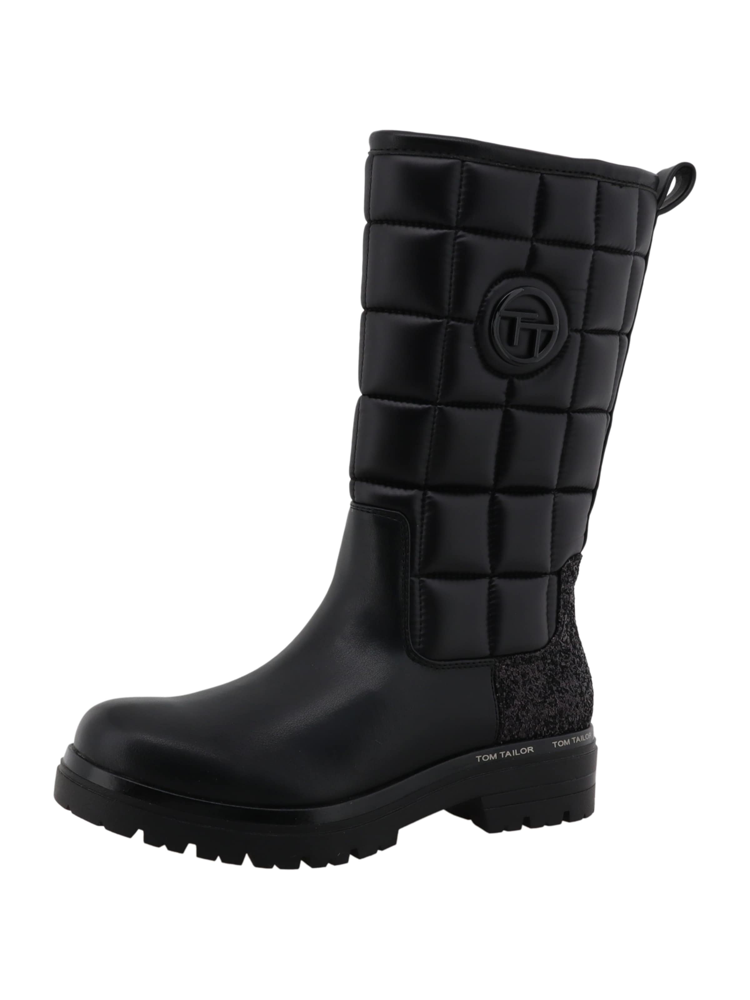 TOM TAILOR Laarzen in Zwart: voorkant