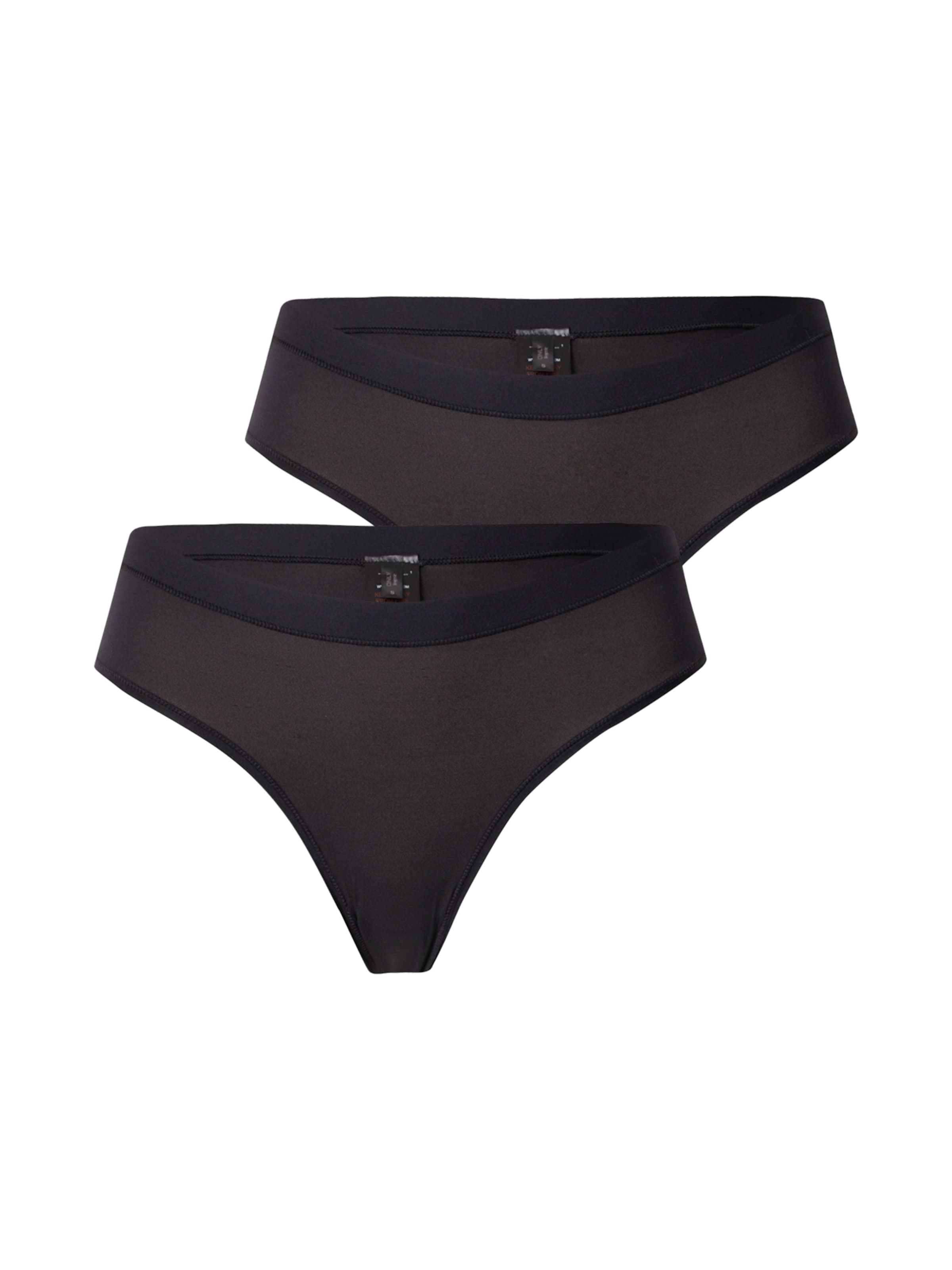 ONLY Panty 'ONLPEACHY' in Black: front