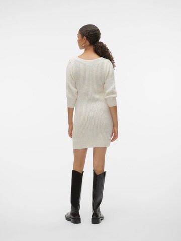 VERO MODA Strikkjole 'MARA' i beige