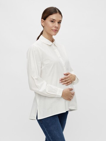 MAMALICIOUS Bluse 'Nanna' in Weiß: predná strana