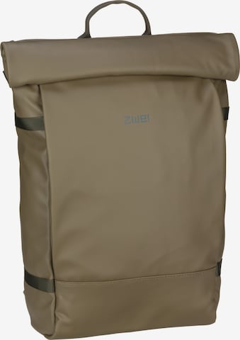 ZWEI Backpack ' Aqua' in Green: front