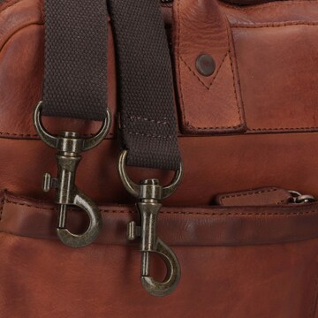 Harbour 2nd Document bag 'Urban Poets' in Brown