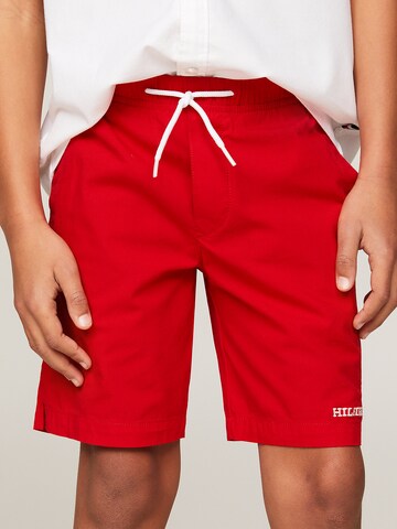 TOMMY HILFIGER Regular Pants in Red