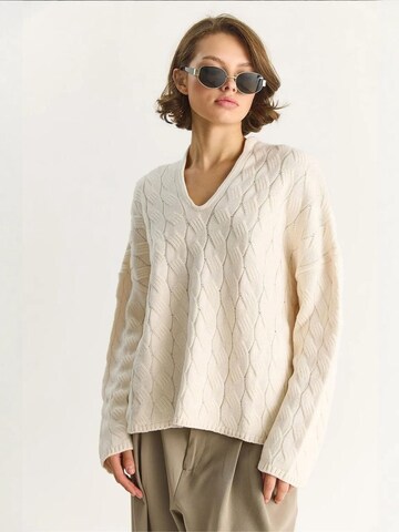 Pullover 'Pullover' di Bianco Lucci in beige