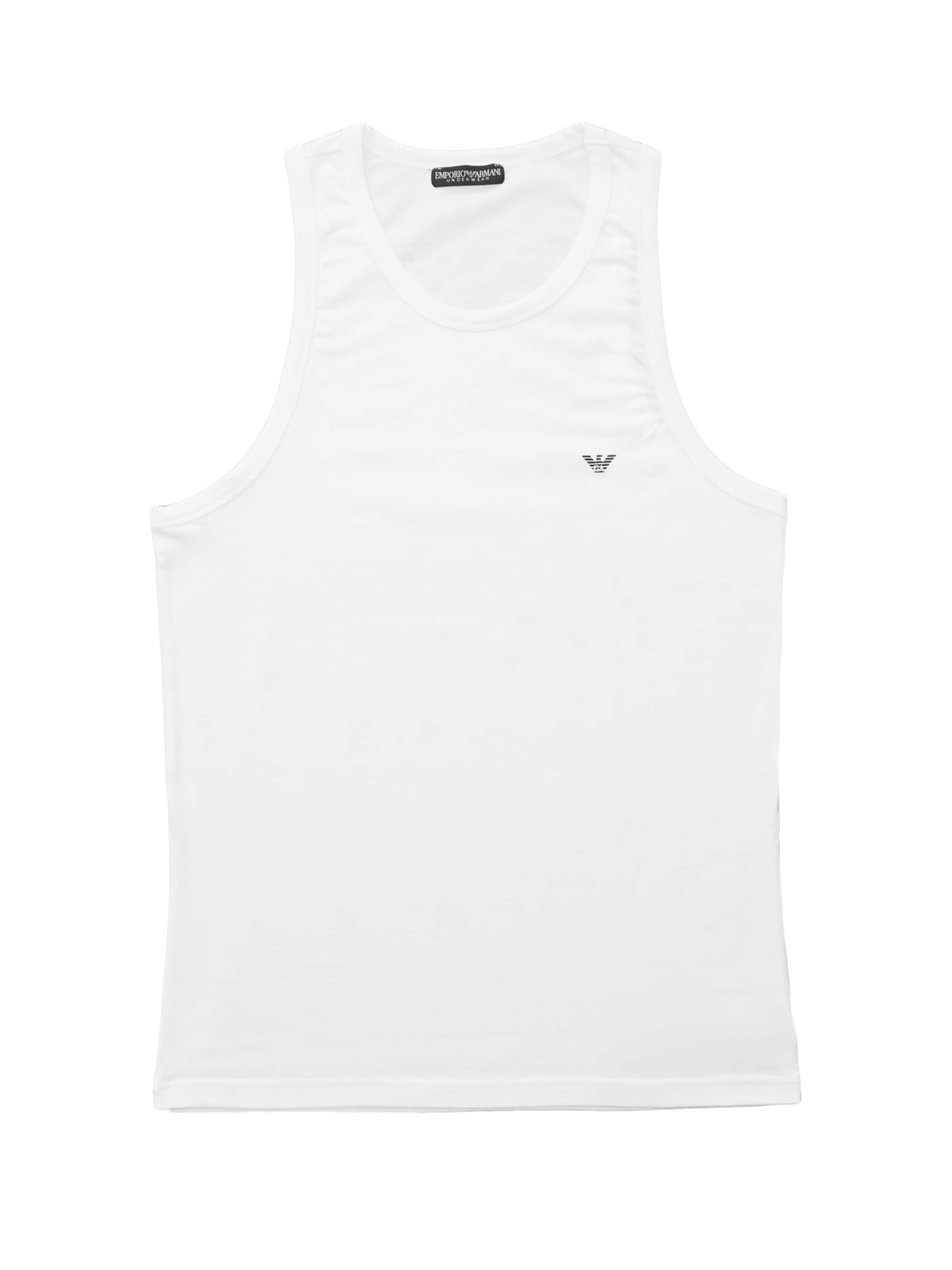 T-Shirt Emporio Armani en blanc : devant