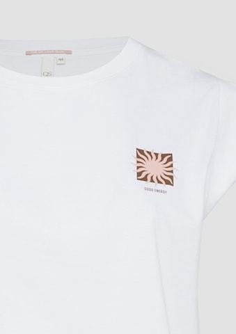 QS T-Shirt in Weiß