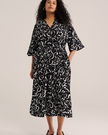 WE Fashion Kleid in Schwarz: Vorderseite