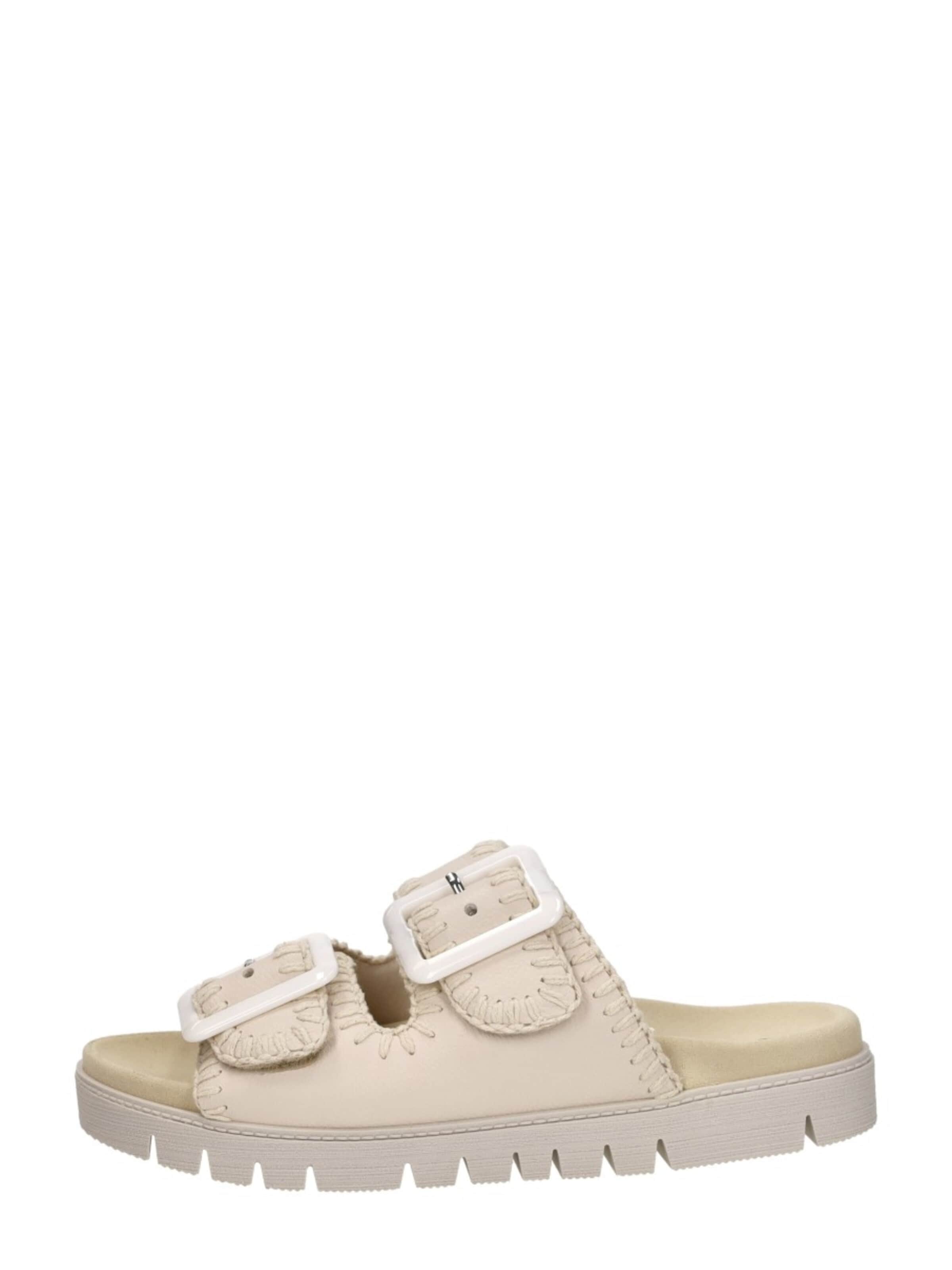 GABOR Huisschoenen 'Open Teen' in Wit: voorkant