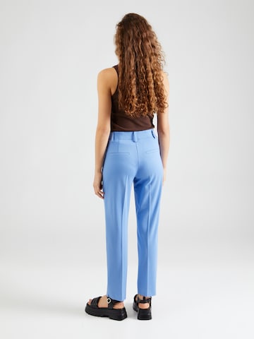 Regular Pantalon à plis GERRY WEBER en bleu