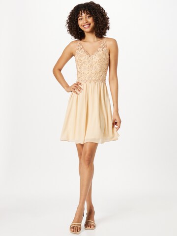 Laona Cocktail Dress in Beige