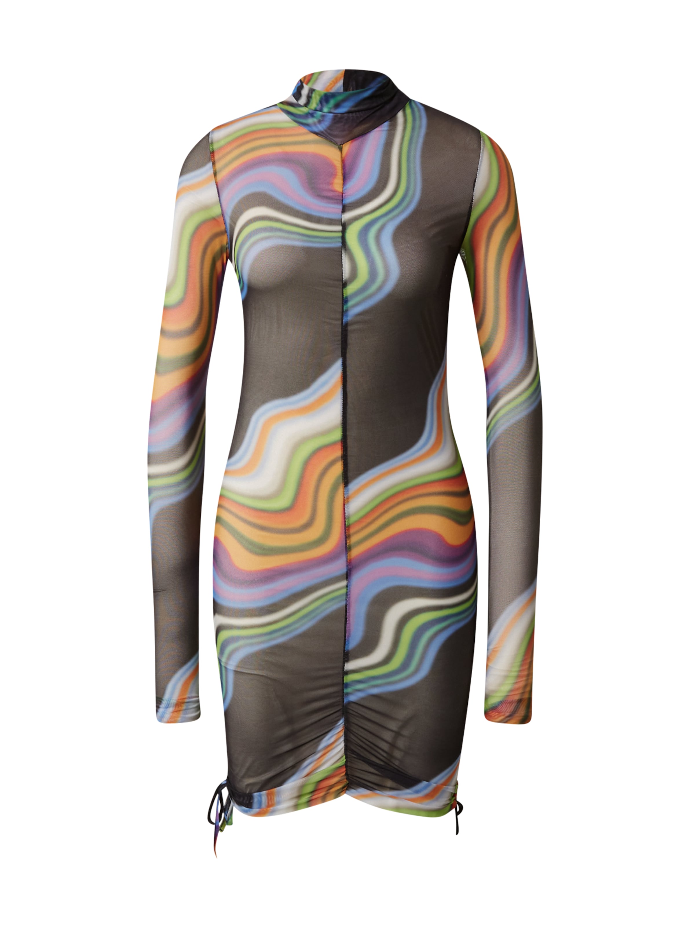 Oval Square Dress 'Sassy' in Black: front