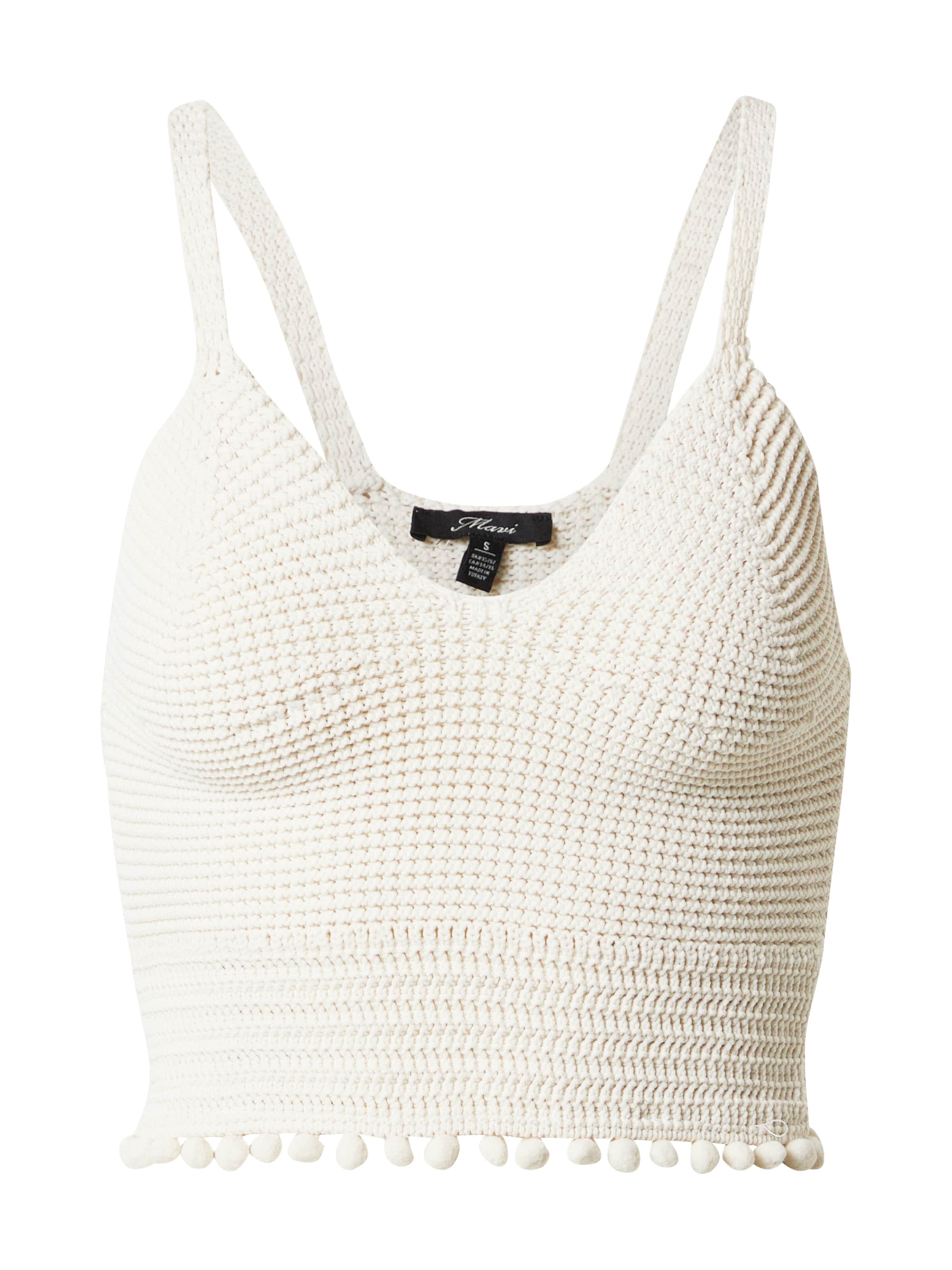 Mavi Sticktop i hvid: forside