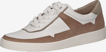 CAPRICE Sneakers laag in Beige: voorkant