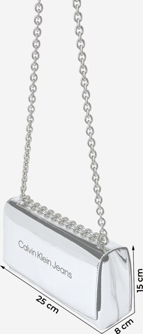 Calvin Klein Jeans Crossbody Bag in Silver