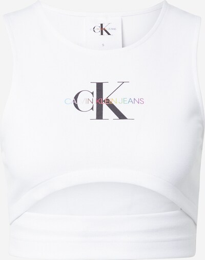 Calvin Klein Jeans Topp 'MILANO' must / valge, Tootevaade