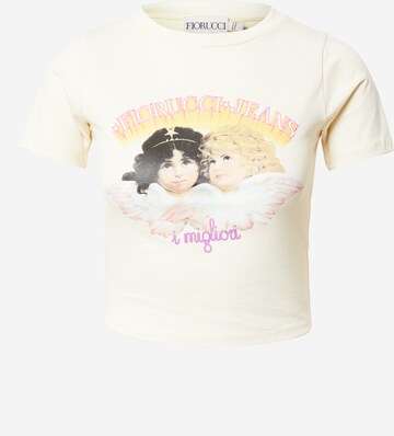 Fiorucci - Camiseta en blanco: frente