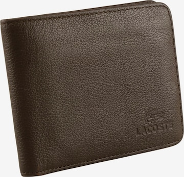LACOSTE Portemonnaie One Size in Braun: Vorderseite