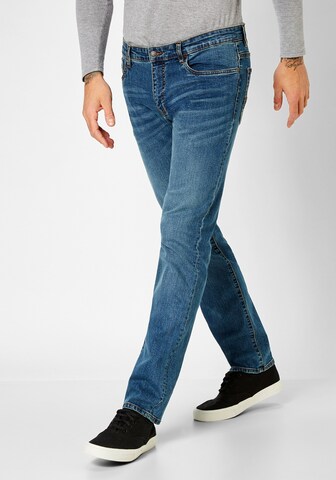 REDPOINT Slimfit Jeans in Blauw: voorkant