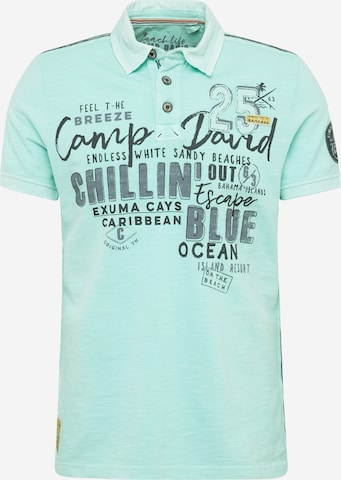 CAMP DAVID Shirt in Green: front