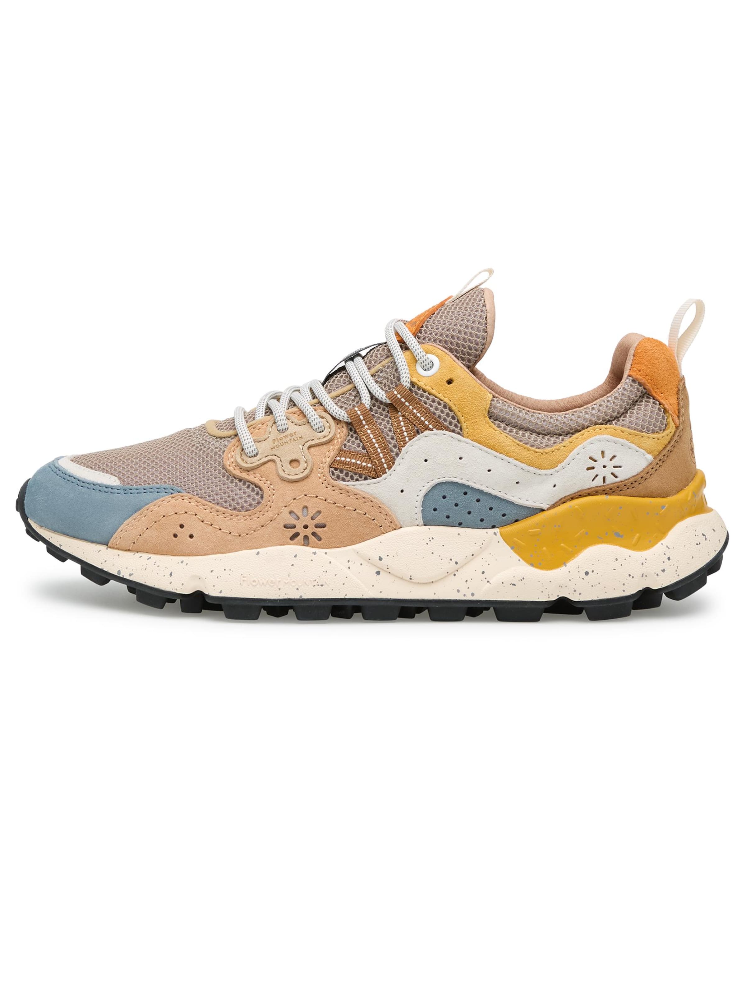 Flower Mountain Platform trainers 'YAMANO 3 MAN' in Blue: front