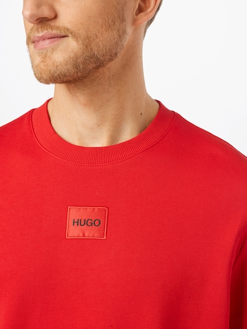 Bluză de molton 'Diragol' de la HUGO Red pe roșu