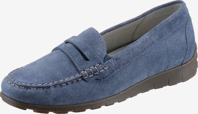 WALDLÄUFER Mokassin in blau, Produktansicht