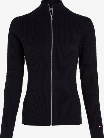 TOMMY HILFIGER Knit Cardigan in Blue: front