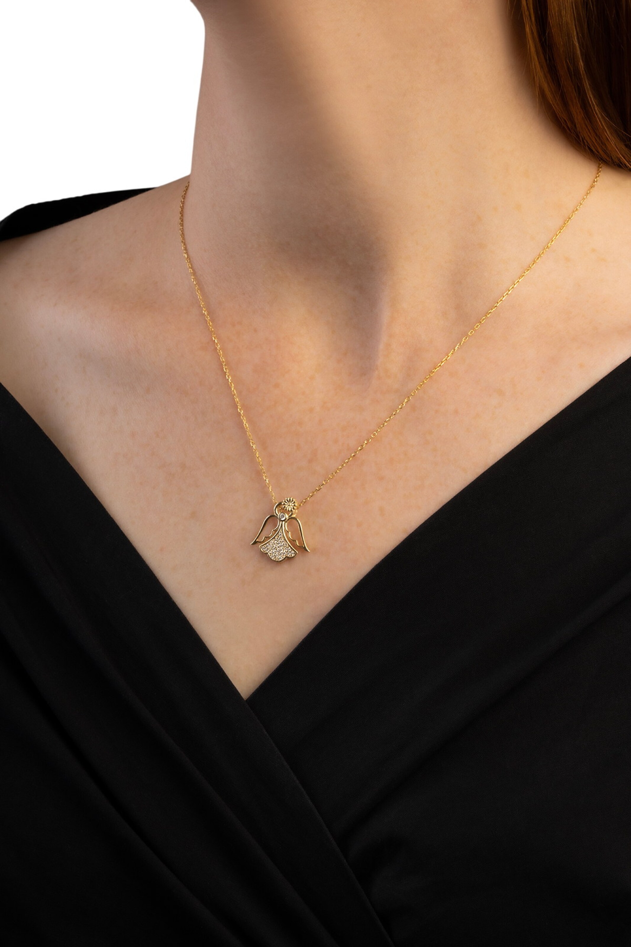 So Chic Necklace in Gold: front