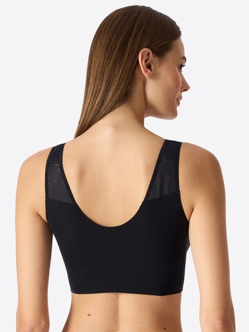 SCHIESSER Classic Bra ' Invisible Soft Lace ' in Black