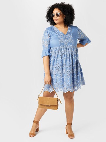 ABOUT YOU Curvy - Vestido 'Bianca' en azul