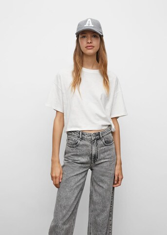 MANGO TEEN Wide leg Jeans 'Сulottet' in Grey