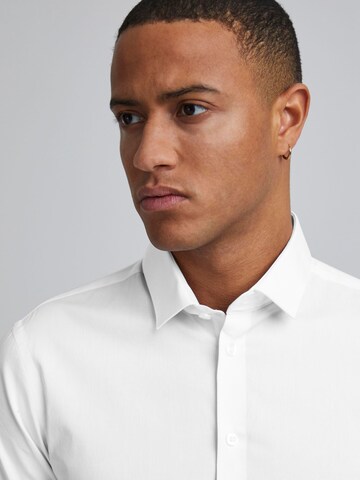 Casual Friday Slim fit Zakelijk overhemd ' CFPalle ' in Wit