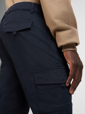 WOTEGA Slim fit Cargo Pants '341' in Blue