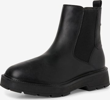 Tamaris Pure Relax Chelsea boots i svart: framsida