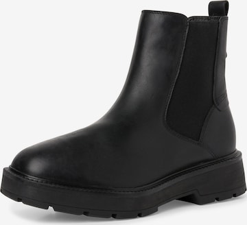 Tamaris Pure Relax Chelsea Boots in Schwarz: predná strana