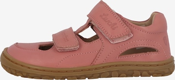 LURCHI First-Step Shoes in Pink: front