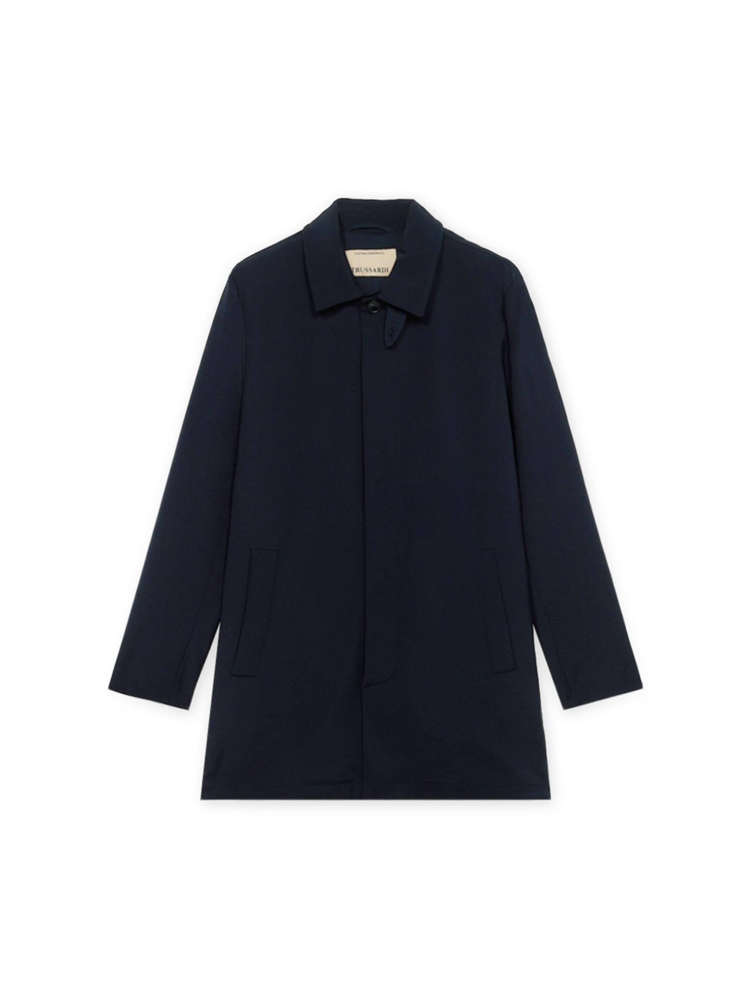 Cappotto invernale di Trussardi in blu: frontale