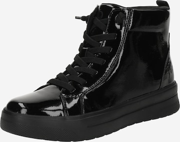 Bottines à lacets JANA en noir : devant
