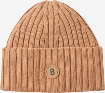 BOGNER Mütze 'Bony' in Beige: Vorderseite