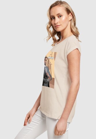 T-shirt 'Grand Denver' Merchcode en beige
