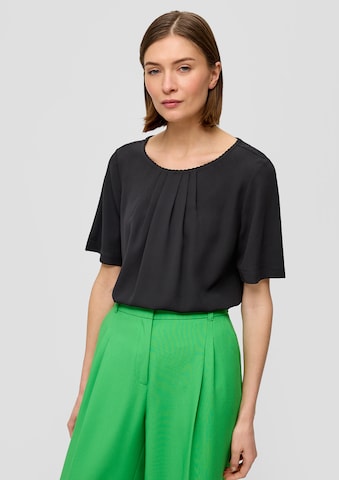 s.Oliver BLACK LABEL Blouse in Zwart: voorkant