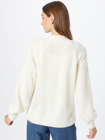 Noisy may Knit Cardigan 'Timmy' in White