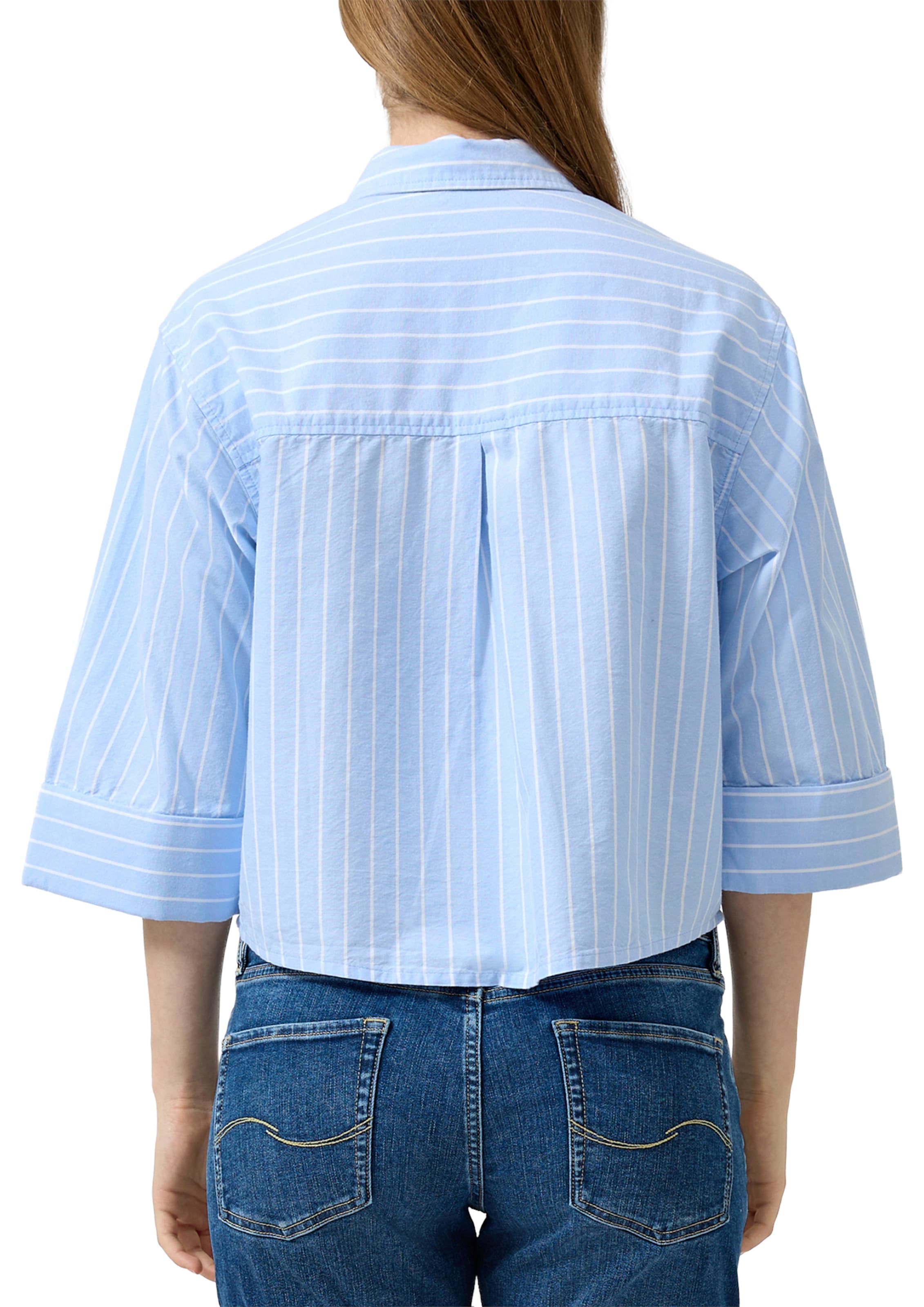 QS Blouse in Blauw