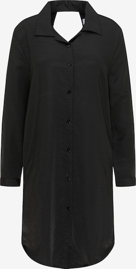 Rochie tip bluză RISA pe negru, Vizualizare produs