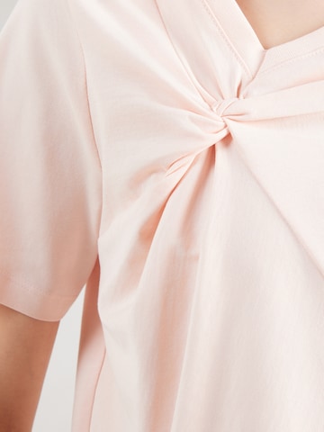 T-shirt 'SLFMILA' SELECTED en beige