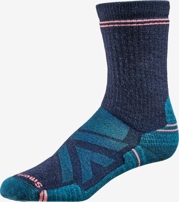 Smartwool Athletic Socks in Blue: front