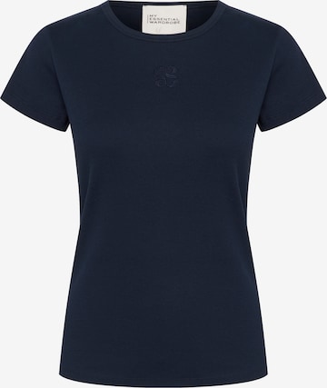 T-shirt My Essential Wardrobe en bleu : devant