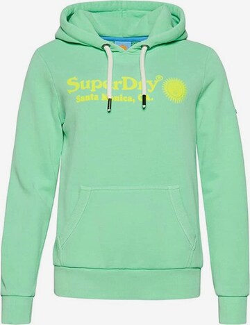 Sweat-shirt 'Venue' Superdry en vert : devant